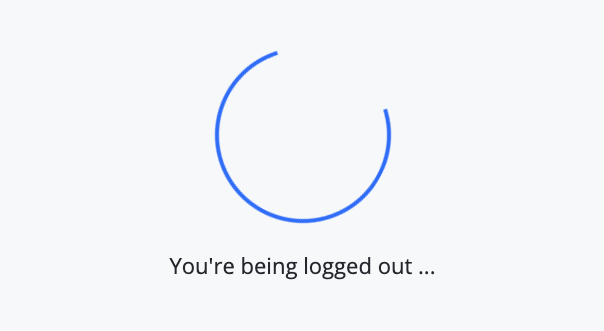 logout page