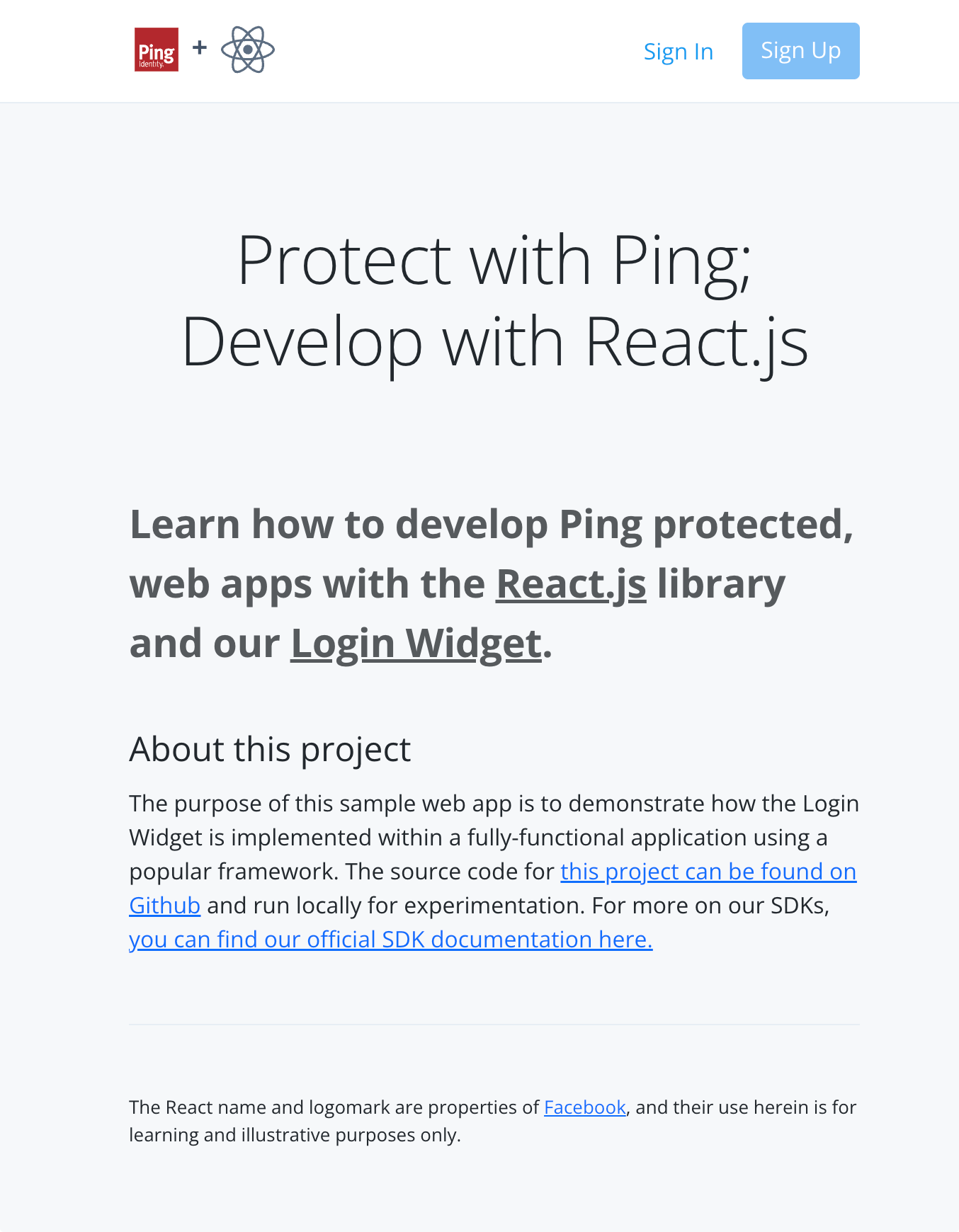 main page