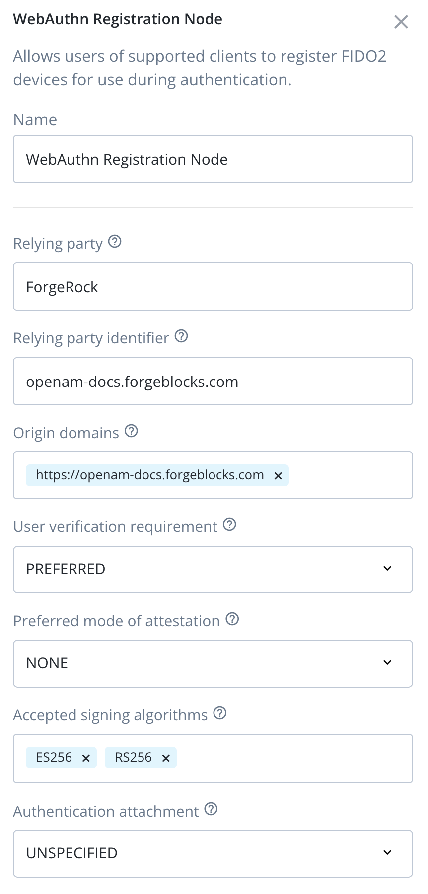 aic fido journey properties