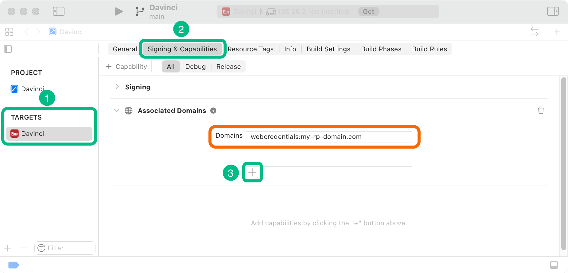 ios fido capabilities davinci