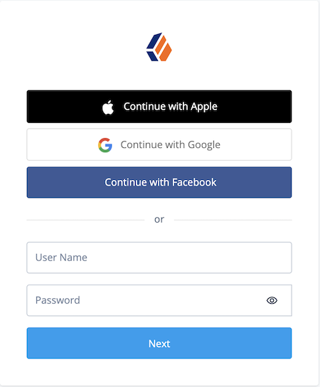 Social login choice