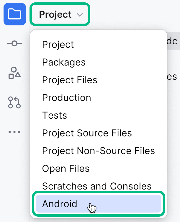 android studio android view en