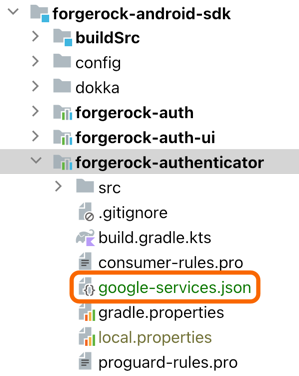 android studio google services json en