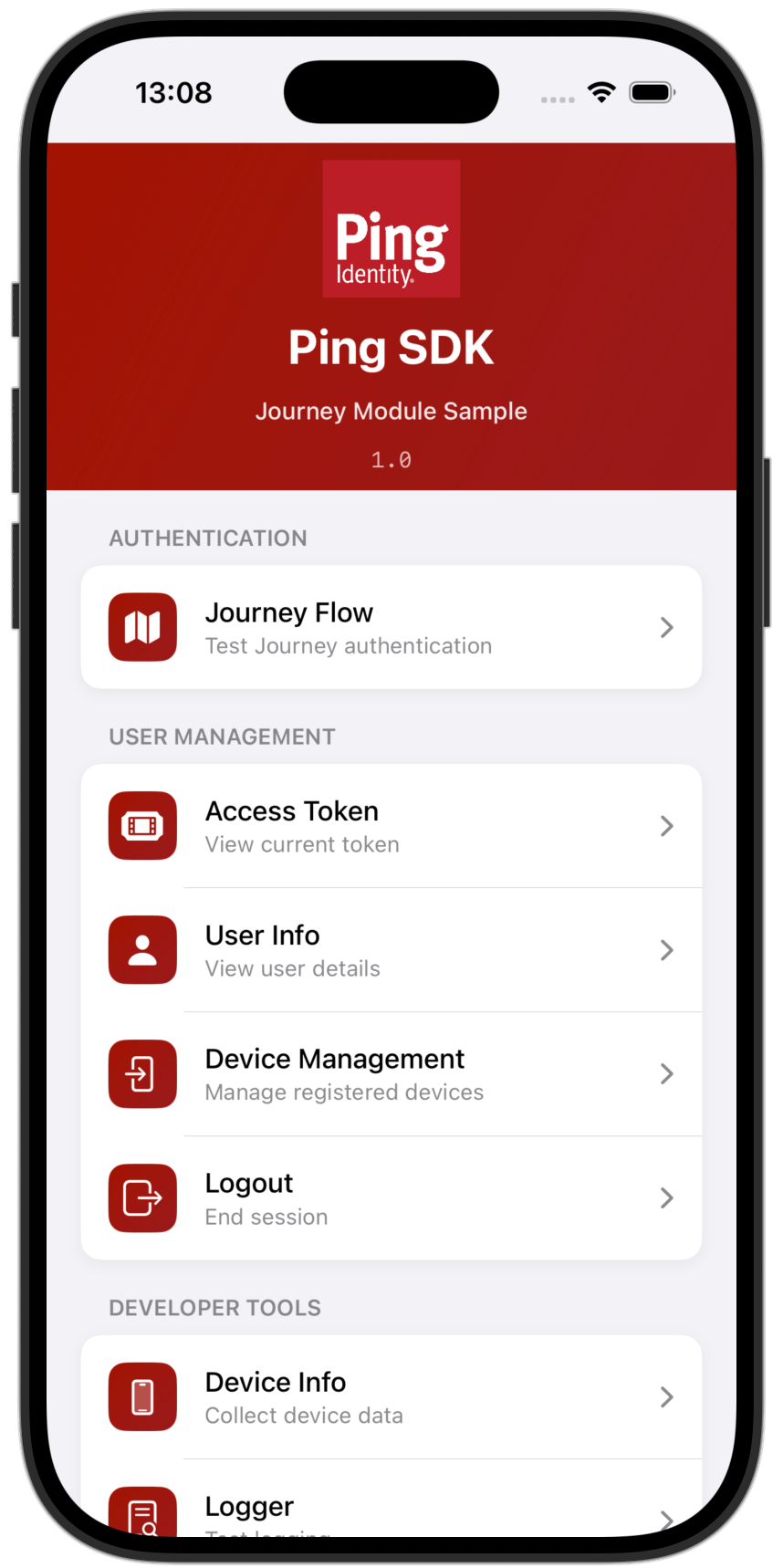 swiftui journey menu
