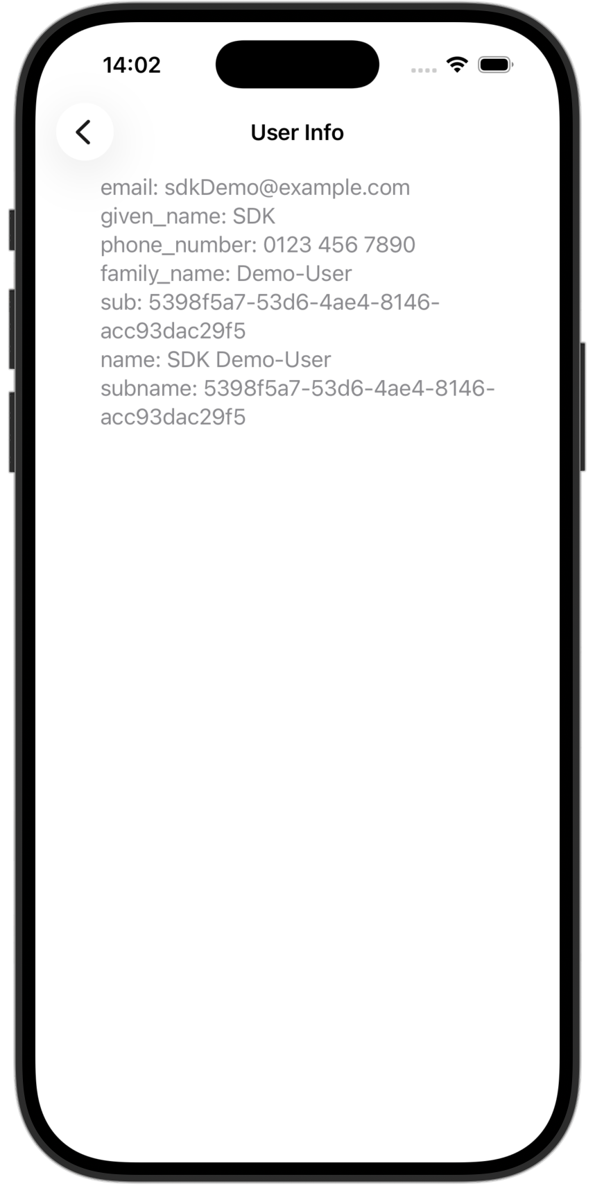 swiftui journey user info