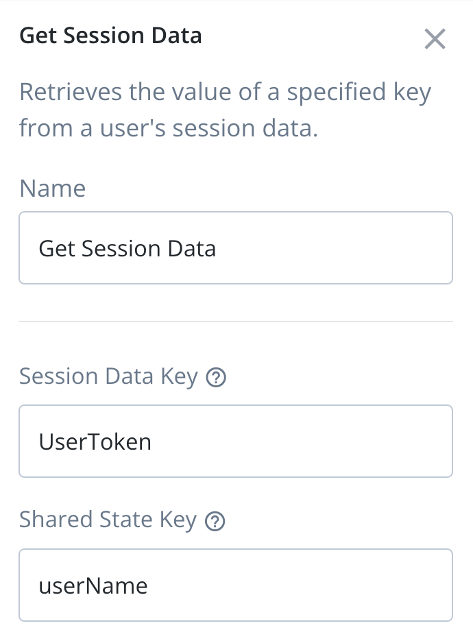 journey profile management get session data config