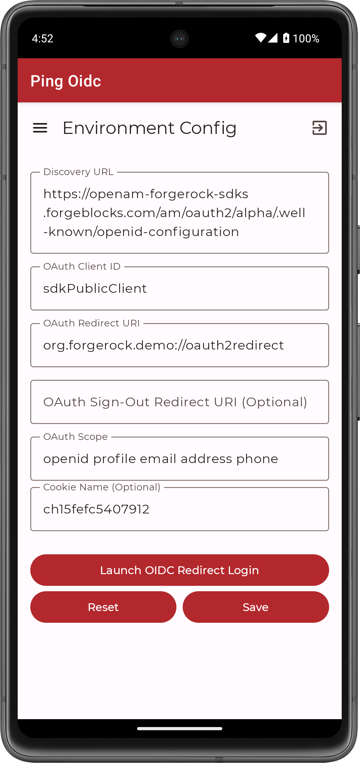 kotlin oidc app android config